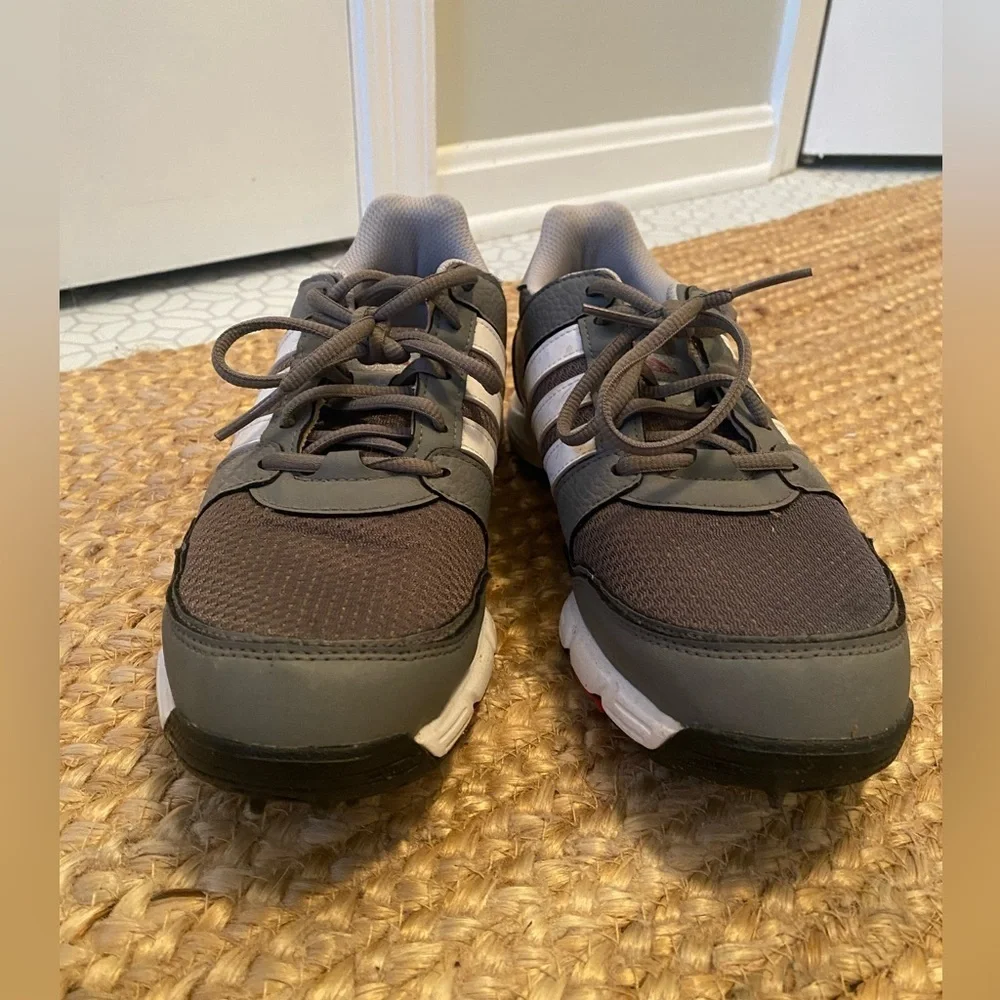 Adidas Men’s Grey Spiked Golf Shoes Size 8